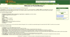 Desktop Screenshot of pocket-monkey.com