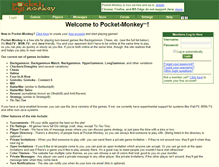 Tablet Screenshot of pocket-monkey.com